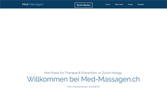 Desktop Screenshot of med-massagen.ch